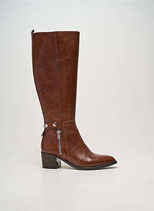 Bottes bout pointu talon de 4 à 6cm marron REGARD femme