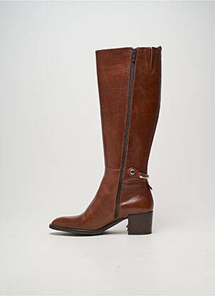 Bottes bout pointu talon de 4 à 6cm marron REGARD femme