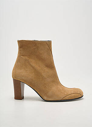 Bottines/boots talon bottier talon de 4 à 6cm beige TOO MUCH femme