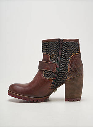 Bottines/boots talon bottier talon de 7 à 9cm marron KARSTON femme