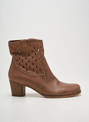 Bottines/boots talon bottier talon de 4 à 6cm marron KARSTON femme