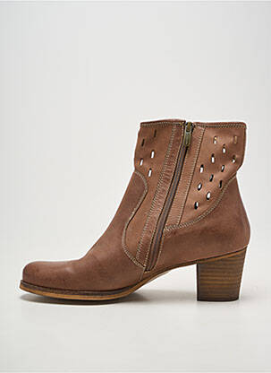 Bottines/boots talon bottier talon de 4 à 6cm marron KARSTON femme