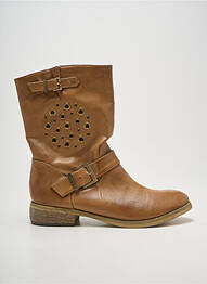Bottines/boots talon bas talon plat jusqu'à 3cm marron LES P'TITES BOMBES femme