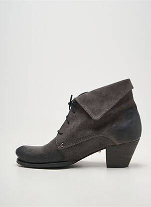 Bottines/boots cubain talon de 4 à 6cm gris KARSTON femme