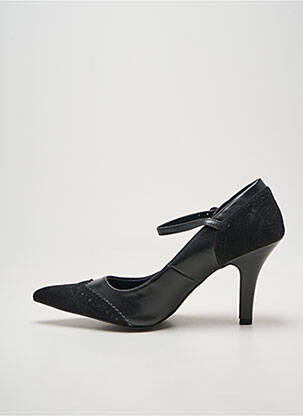 Escarpins type de semelle amortissante talon de 7 à 9cm noir LPB femme
