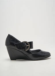 Escarpins tissage satiné talon de 7 à 9cm noir LES P'TITES BOMBES femme
