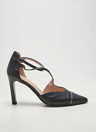Escarpins tissage satiné talon de 7 à 9cm noir HISPANITAS femme