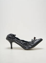 Escarpins type de semelle amortissante talon de 4 à 6cm noir LES P'TITES BOMBES femme