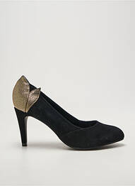 Escarpins tissage satiné talon de 7 à 9cm or KARSTON femme