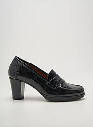 Mocassins matière lisse talon de 7 à 9cm noir KARSTON femme