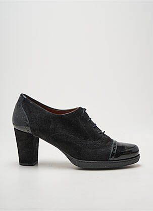 Derbies matière lisse talon de 7 à 9cm noir KARSTON femme