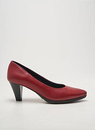 Escarpins bout pointu talon de 7 à 9cm rouge KARSTON femme