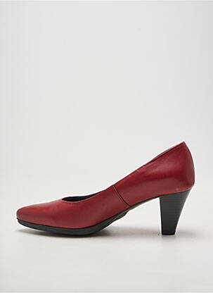Escarpins bout pointu talon de 7 à 9cm rouge KARSTON femme