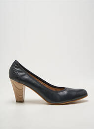 Escarpins tissage satiné talon de 7 à 9cm noir KARSTON femme