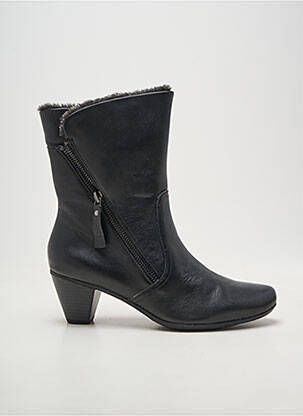 Bottines/boots cubain talon de 4 à 6cm noir SWEET femme