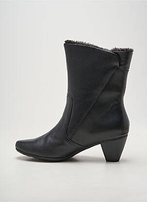 Bottines/boots cubain talon de 4 à 6cm noir SWEET femme
