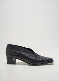 Escarpins tissage satiné talon de 4 à 6cm noir BRENDA ZARO femme