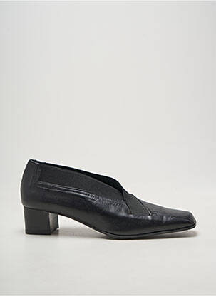 Escarpins tissage satiné talon de 4 à 6cm noir BRENDA ZARO femme