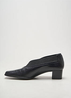 Escarpins tissage satiné talon de 4 à 6cm noir BRENDA ZARO femme
