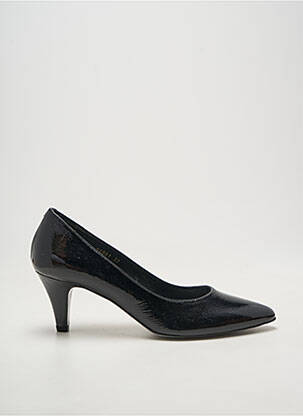 Escarpins tissage vernis talon de 4 à 6cm noir BRENDA ZARO femme