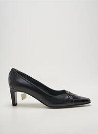 Escarpins matière lisse talon de 4 à 6cm noir BRENDA ZARO femme