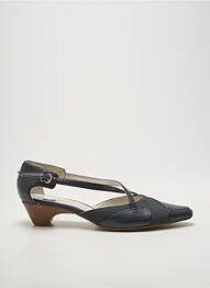 Escarpins tissage satiné talon de 4 à 6cm noir SWEET femme