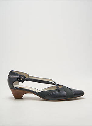 Escarpins tissage satiné talon de 4 à 6cm noir SWEET femme