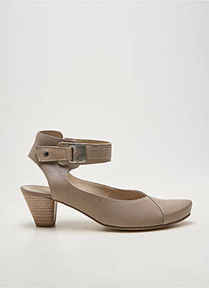 Escarpins cubain talon de 4 à 6cm beige SWEET femme