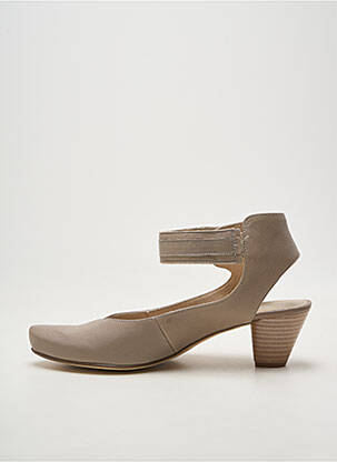 Escarpins cubain talon de 4 à 6cm beige SWEET femme