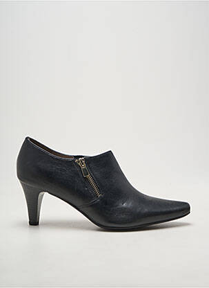 Bottines/boots tissage satiné talon de 7 à 9cm noir SWEET femme