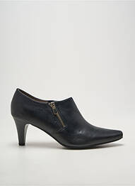 Bottines/boots tissage satiné talon de 7 à 9cm noir SWEET femme