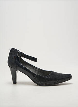 Escarpins matière lisse talon de 4 à 6cm noir SWEET femme
