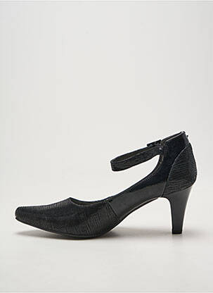Escarpins matière lisse talon de 4 à 6cm noir SWEET femme