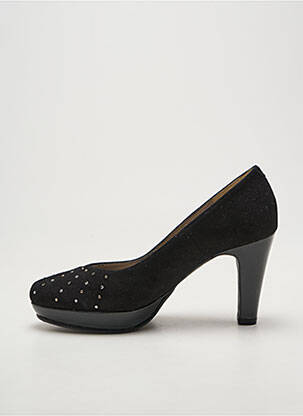 Escarpins type de semelle amortissante talon de 7 à 9cm noir BRENDA ZARO femme