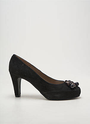 Escarpins type de semelle amortissante talon de 7 à 9cm noir BRENDA ZARO femme