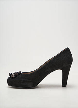 Escarpins type de semelle amortissante talon de 7 à 9cm noir BRENDA ZARO femme