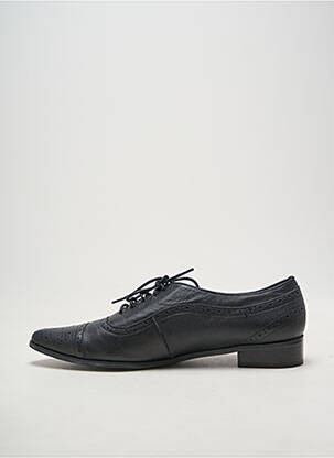 Derbies bout pointu talon plat jusqu'à 3cm noir INDOCHINE 1928 femme