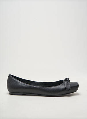 Ballerines tissage satiné talon plat jusqu'à 3cm noir INDOCHINE 1928 femme