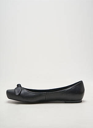 Ballerines tissage satiné talon plat jusqu'à 3cm noir INDOCHINE 1928 femme