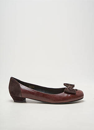Ballerines talon bas talon plat jusqu'à 3cm marron INDOCHINE 1928 femme