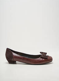 Ballerines talon bas talon plat jusqu'à 3cm marron INDOCHINE 1928 femme