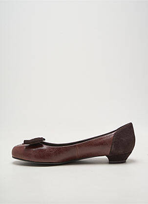 Ballerines talon bas talon plat jusqu'à 3cm marron INDOCHINE 1928 femme