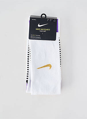 Chaussettes stretch blanc NIKE unisexe