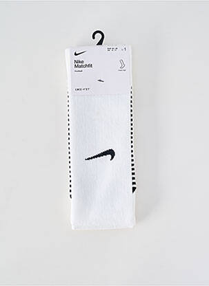 Chaussettes stretch blanc NIKE unisexe