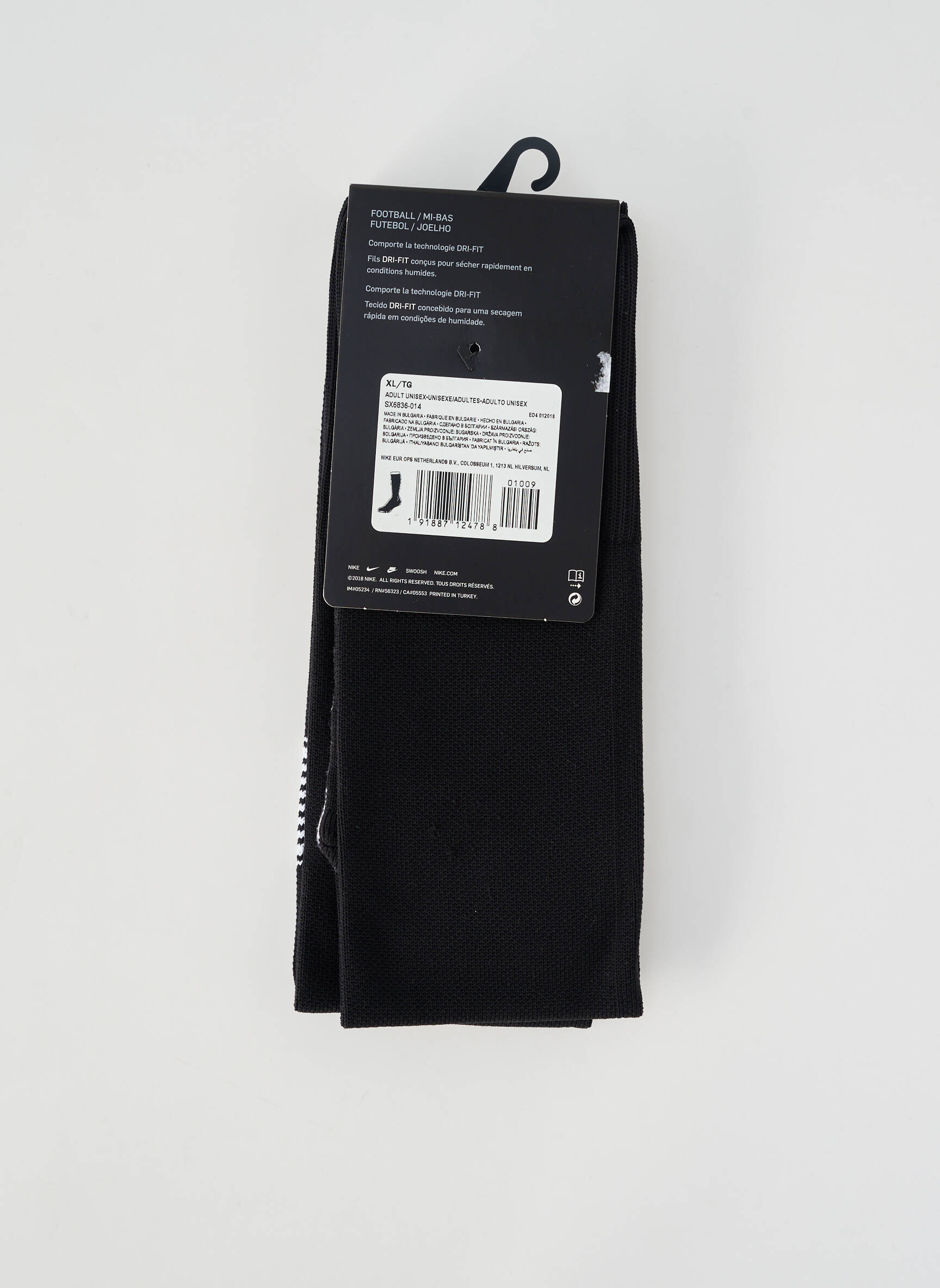 Chaussettes sport football noir NIKE homme