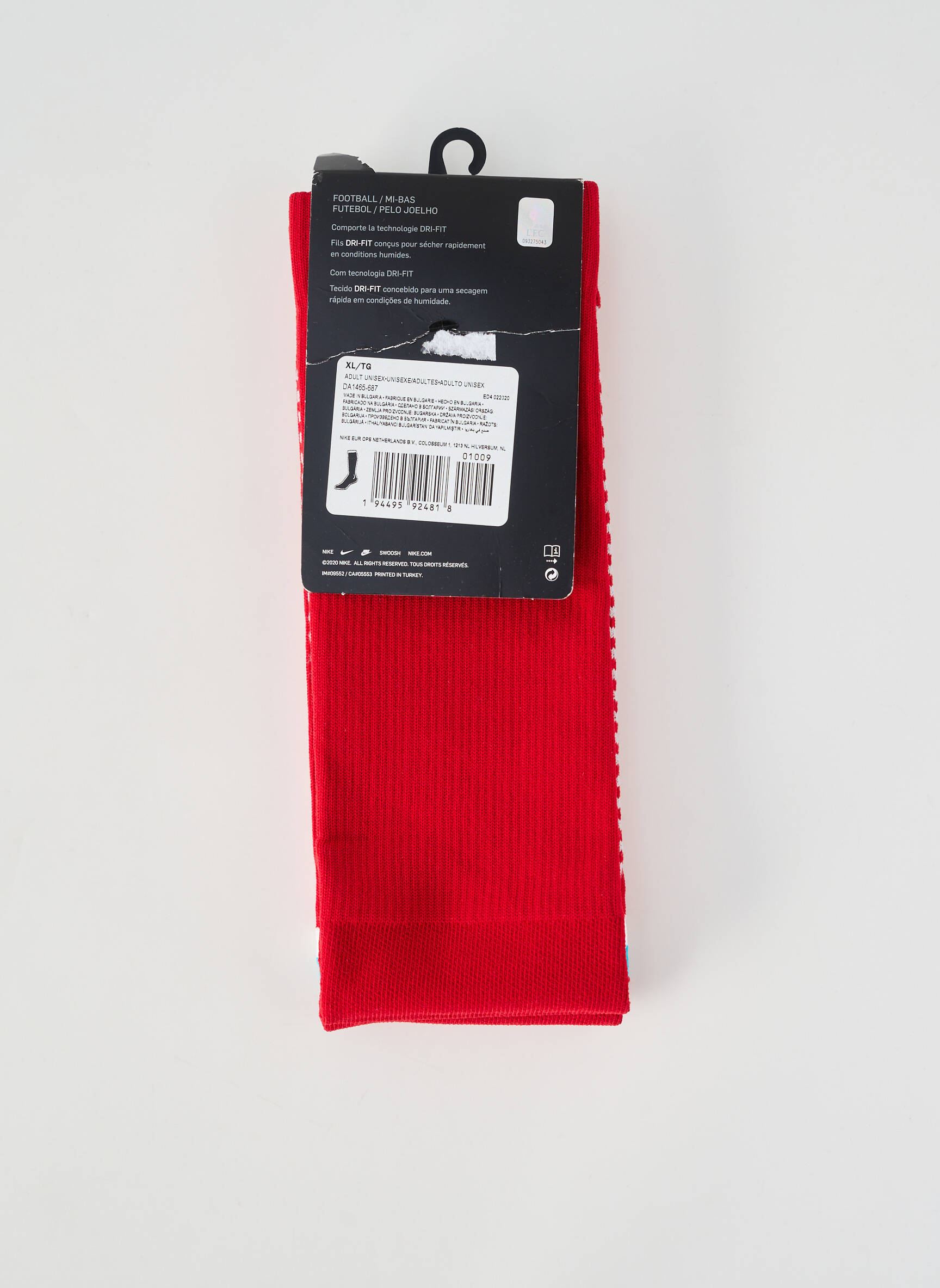 Chaussettes stretch rouge NIKE unisexe