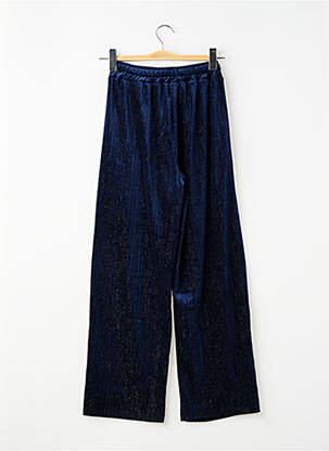 Pantalon droit stretch taille normale bleu SANS MARQUE femme