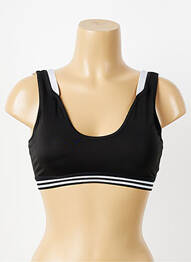 Soutien-gorge sans armature brassieres noir LACOSTE femme