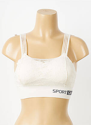 Soutien-gorge sans armature brassieres beige SANS MARQUE femme