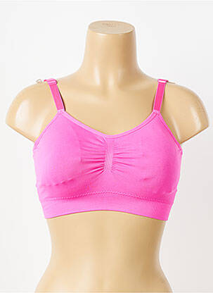 Soutien-gorge sans armature brassieres rose SANS MARQUE femme